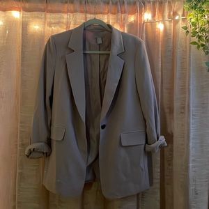 H&M Blush oversized blazer